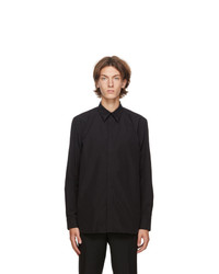 Givenchy Black Embroidered Collar Shirt