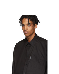 Versace Black Logo Pocket Shirt