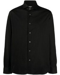 Corneliani Black Long Sleeve Shirt