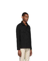 Naked and Famous Denim Black Oxford Rinsed Shirt