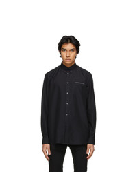 Givenchy Black Oxford Webbing Shirt