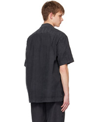 Sacai Black Paneled Shirt