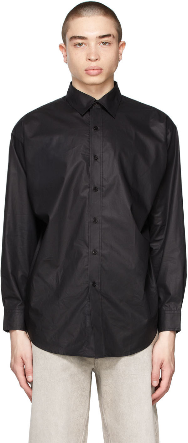 Eytys Black Peyton Shirt, $135 | SSENSE | Lookastic