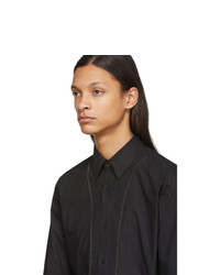 Fendi Black Poplin Shirt