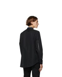 Alexander McQueen Black Slashed Shirt