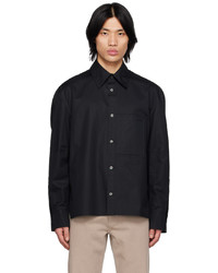 Wooyoungmi Black Slit Shirt
