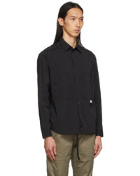 CAYL Black Stretch Nylon Hikers Shirt