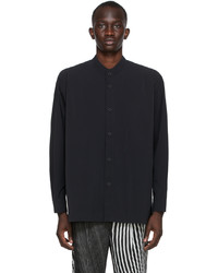 Homme Plissé Issey Miyake Black Stretch Shirt