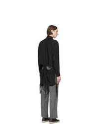 Loewe Black Tie Cut Panel Shirt