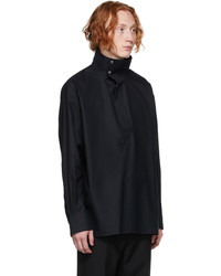 Givenchy Black Woven Oxford Shirt