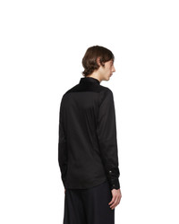 Giorgio Armani Black Zip Shirt