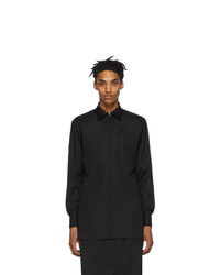 Random Identities Black Zip Up Shirt