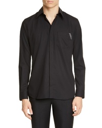 Givenchy Branded Pocket Button Up Shirt