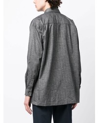 The Power for the People Button Placket Long Sleeve Shirt