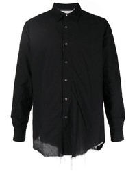 Forme D'expression Button Up Raw Edge Shirt