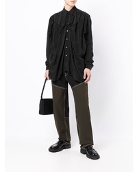 Y/Project Buttoned Up Gathered Shirt