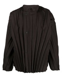 Homme Plissé Issey Miyake Buttoned Up Pleated Shirt