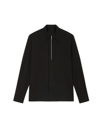 Givenchy Classic Fit Half Zip Shirt