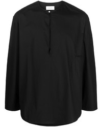 Lemaire Collarless Long Sleeved Shirt
