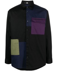Karl Lagerfeld Colourblock Cotton Shirt