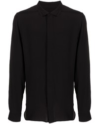 Rick Owens Concealed Front Long Sleeve Shirt