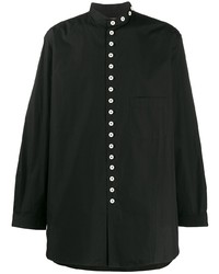 Yohji Yamamoto Contrast Button Shirt