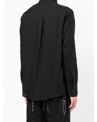 Sulvam Contrast Stitch Long Sleeve Shirt