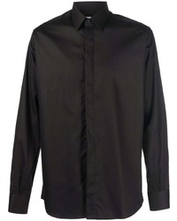 Karl Lagerfeld Cotton Black Shirt