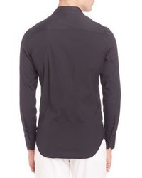 Emporio Armani Cotton Blend Long Sleeve Shirt