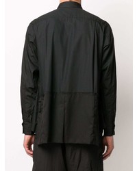 Black Comme Des Garçons Cotton Long Sleeve Shirt
