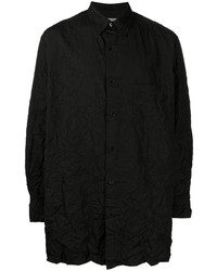 Yohji Yamamoto Creased Effect Long Sleeve Shirt