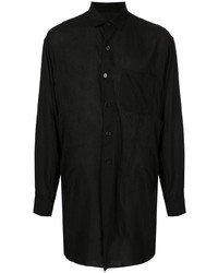 Yohji Yamamoto Dart Detailed Long Sleeved Shirt