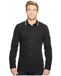 Calvin Klein Deco Dobby Button Down Shirt Long Sleeve Button Up