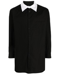 Yohji Yamamoto Detachable Contrasting Collar Shirt