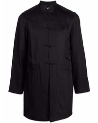 Black Comme Des Garçons Embroidered Long Shirt
