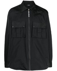 Balmain Flap Pocket Zipped Shirt