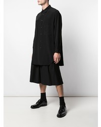 Yohji Yamamoto Gathered Oversized Shirt