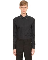 Givenchy Studded Collar Cotton Poplin Shirt
