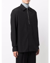 Givenchy Half Zip Poplin Shirt