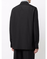 Givenchy Half Zip Poplin Shirt