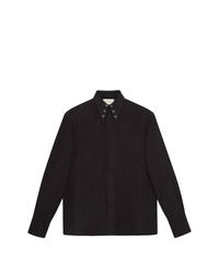 Gucci Heavy Poplin Shirt With Grommets
