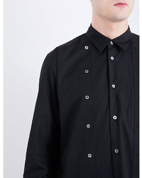 Comme des Garcons Homme Plus Double Button Detail Regular Fit Cotton Shirt