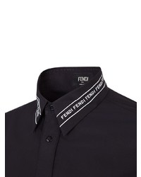 Fendi Jacquard Logo Motifs Shirt