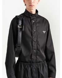 Prada Logo Button Up Shirt