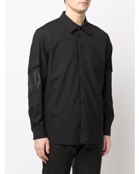 44 label group Logo Detail Button Up Shirt