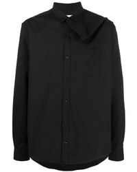 Y/Project Logo Embroidered Asymmetric Shirt
