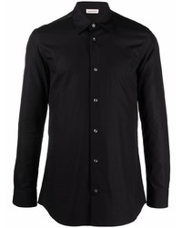 Alexander McQueen Logo Patch Long Sleeve Shirt