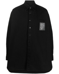 Raf Simons Logo Patch Long Sleeve Shirt