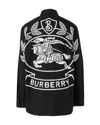Burberry Logo Print Long Sleeve Shirt