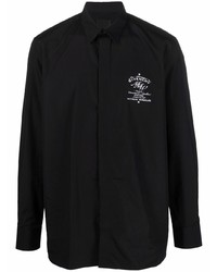 Givenchy Logo Print Long Sleeve Shirt